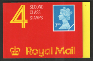 HA2 4 x 2nd Class Stamps Barcode booklet - complete - No Cylinder