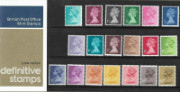 1977 small definitive packs low value definitives issue Pack No. 90 - Complete