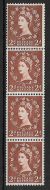2d Wilding Multi Crown Cream with Printers join - UNMOUNTED MINT