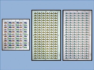 1969 Cathedrals set in FULL SHEETS UNMOUNTED MINT w   4 x 5d sheets