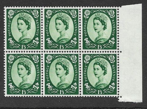S143b 1 3 Wilding Multi Crown Cream - P flaw on postage UNMOUNTED MINT MNH