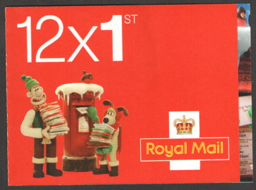 LX40 2010 Christmas Barcode Booklet - 12 x 2nd Class - complete No Cylinder