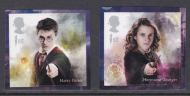 PM64 Sg4152-4153 2018 Harry Potter self adhesive stamps from booklet U M