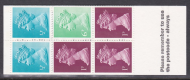FA3 June 1977 10p Machin Decimal Folded Booklet - Miscut Booklet