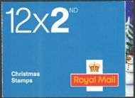 LX43 2012 Christmas Barcode Booklet - 12 x 2nd Class - Cylinder W1W1W1W1W1