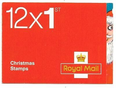 LX44 2012 Christmas Barcode Booklet - 12 x 1st Class - Cylinder W1W1W1W1W1