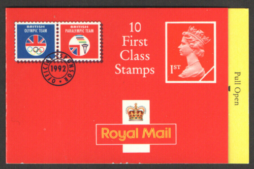 HD7 10 x 1st Class Barcode Booklet - Complete - Cylinder W9W8W10