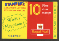 HD19 10 x 1st Class Barcode Booklet - Complete - Cylinder W35W22W28