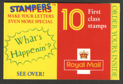 HD19 10 x 1st Class Barcode Booklet - Complete - Cylinder W35W22W28