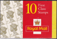 HD53 10 x 1st Class Barcode Booklet - complete - No Cylinder