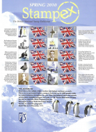 BC-276 stampex Spring 2010 smiler sheet unmounted mint complete