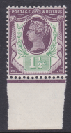 Sg 198 Spec K29(3) 1½d Deep Purple  Green Jubilee margin(B) UNMOUNTED MINT