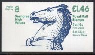 FO1ba May 1983 Postal History #8 - RM Folded Booklet - No Cyl - corrected rate