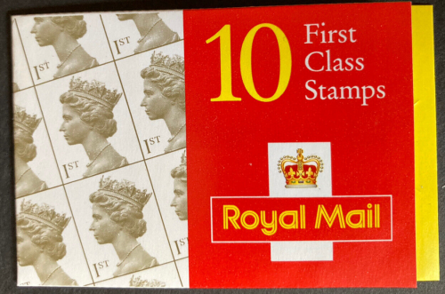 HD52 10 x 1st Class NVI Booklet - complete - Cyl Q1