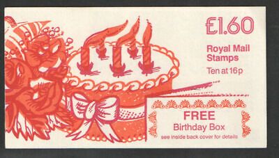 GB Folded Booklet FS1a Birthday Box RM booklet Complete - Cyl B3