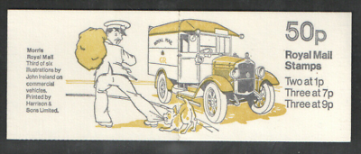 FB5a 50p commercial vehicles booklet - complete booklet