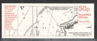 FB74 1995 St Davids Head - 3rd Sea Charts Series 50p Folded Booklet Cyl B5