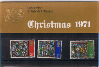 1971 Christmas Presentation pack UNMOUNTED MINT