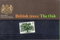 1973 British trees   The Oak Presentation pack UNMOUNTED MINT