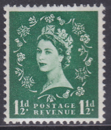 Sg S35 1½d Wilding Violet phos bands back and Front  UNMOUNTED MINT