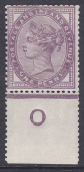 1d lilac control O perf single MOUNTED MINT