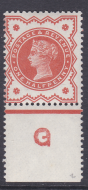 ½d Vermilion Jubilee control  G perf single UNMOUNTED MINT