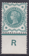 ½d Green Jubilee control R perf single MOUNTED MINT