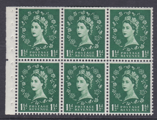 SB59c Wilding booklet pane Extra bud on daffodil stem  UNMOUNTED MNT MNH