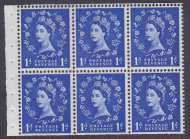 SB30ad m c cream 1d Wilding booklet pane Rose flaw UNMOUNTED MNT MNH