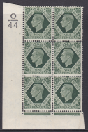 Sg 473b 9d Green Dark colours O44 2 No Dot UNMOUNTED MINT