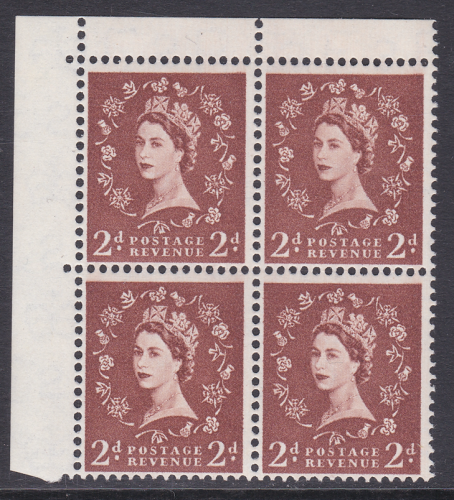 S38ra 2d Edward listed variety - Dot over Rose stem retouched UNMOUNTED MINT