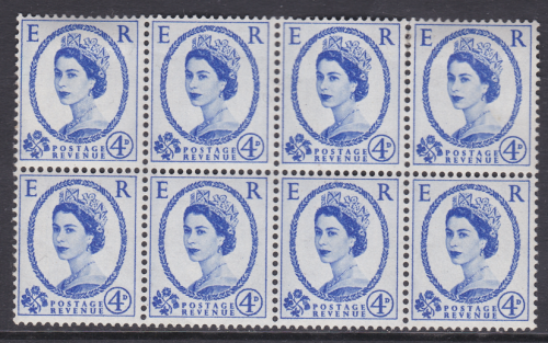S82d 4d Wilding Edward With listed flaw Retouched Neck UNMOUNTED MINT