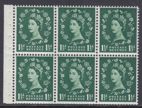 SB65b Wilding booklet pane Dot On Thistle R2 3 UNMOUNTED MNT MNH