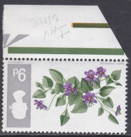 sg721wi 1967 9d  Flowers Watermark Inverted UNMOUNTED MINT [SN]