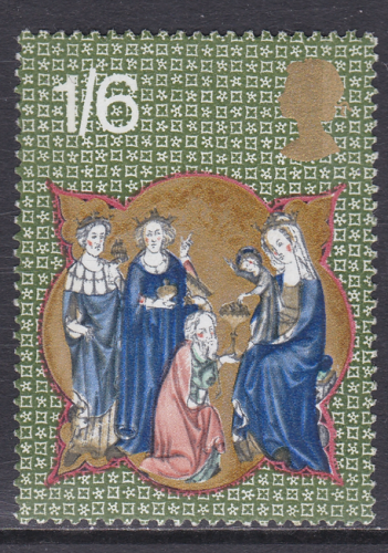 1970 Sg840 1 6 Christmas Embossing omitted UNMOUNTED MINT [SN]