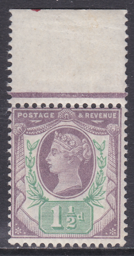 Sg 198 Spec K29(1) 1½d Pale Dull purple  Pale Green Jubilee UNMOUNTED MINT