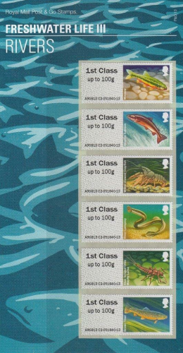 2013 PG13 Post  go Freshwater life III(3) Rivers pack UNMOUNTED MINT