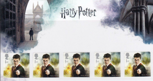 2018 harry potter character stamp pack 5 x 1st class UNMOUNTED MINT NEW