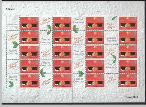 LS02a LS03a GB 2001 Consignia pair of Smiler sheets UNMOUNTED MINT/MNH