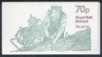 FD3a Jan 1978 70p Thatching (2nd Country Crafts) Folded Booklet - good perfs
