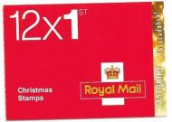 LX36 2008 Christmas Barcode Booklet - Abracadabra - 12 x 1st Class Cyl D1D1D1D1