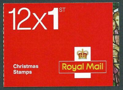 LX38 2009 Christmas Barcode Booklet - 12 x 1st Class - Cylinder D1~