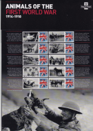 GB 2015 CS-030 Animals of the 1st world war UNMOUNTED MINT MNH