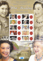 GB 2016 BC-491  Queens 90th bday smiler sheet no. 473 UNMOUNTED MINT MNH