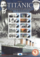 GB 2015 BC-482  RMS Titanic smiler sheet no. 384 UNMOUNTED MINT/MNH