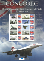 GB 2013 BC-421  Concorde smiler sheet no. 462 UNMOUNTED MINT MNH