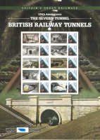 GB 2011 BC-357  British Railway Tunnels smiler sheet no. 328 UNMOUNTED MINT MNH