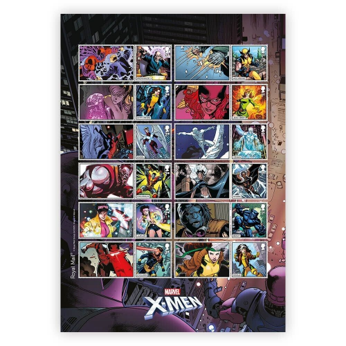 LS149 GB 2023 X-men smiler sheet UNMOUNTED MINT