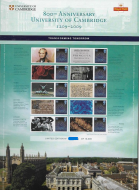 CS-06 2009 800th Anniversary University of Cambridge Smiler sheet No. 1637 U M