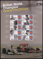 CS-09 2009 British World Champion Grand Prix drivers Smiler Sheet U M